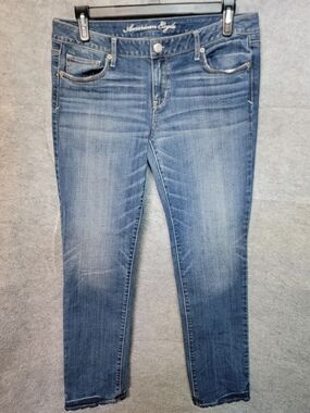 American Eagle Outfitters Medium Wash Skinny Jeans Size 14